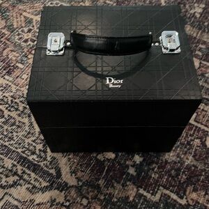 Black Vintage Dior train case